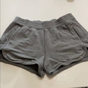 Lululemon buttery soft cotton lounge shorts.